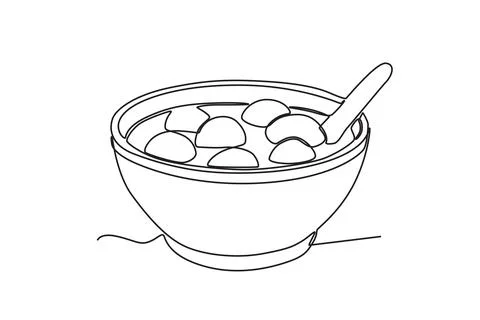 A dessert for festivals Stock Illustration