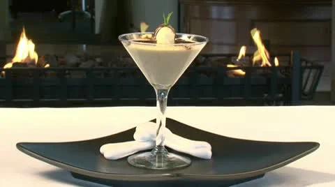 Dessert by fire Stock Footage 10591526