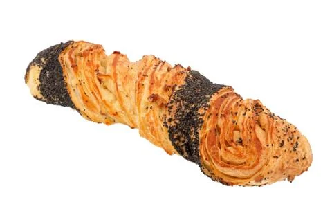 Dessert from flaky pastry Stock Photos