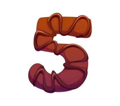 Dessert font, cookie biscuit, bakery sweets type 스톡 일러스트