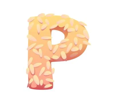 Dessert font, sweet candy type, cookie biscuit Stock Illustration