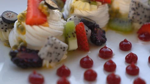 Dessert Stock Footage 128441920