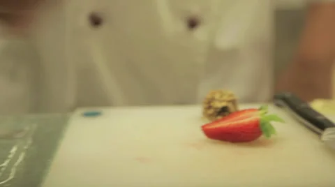 Dessert Garnishing Video stock 36052565