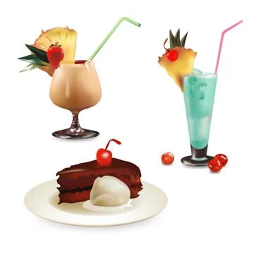 Dessert Illustrazione stock