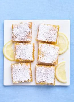 Dessert lemon bars Foto stock