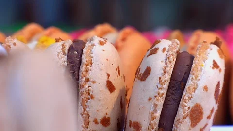 Dessert Macarons Stock Footage 109054193