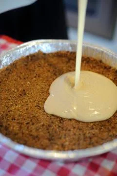 Dessert making Foto stock