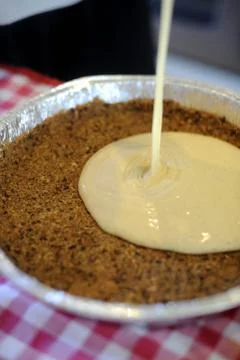 Dessert making Stock Photos