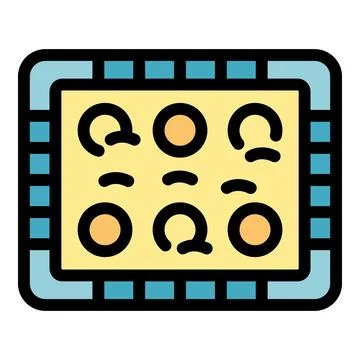 Dessert meal icon vector flat Stock Illustration