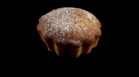 Dessert muffin pastry for coffee break Stock Footage 58587157