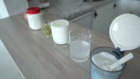 Dessert or pastry baking ingredients Stock Footage 219613727