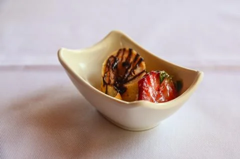 Dessert plate Stock Photos