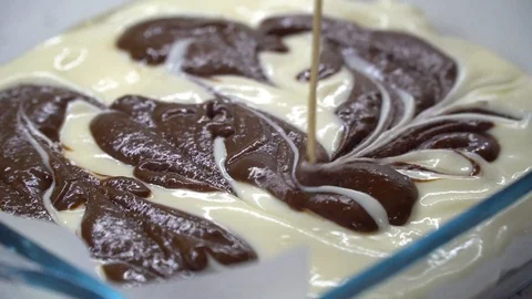 Dessert, pudding decoration Stock Footage 120607622