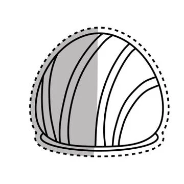 Dessert sweet roll Stock Illustration