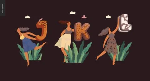Dessert temptation font Stock Illustration