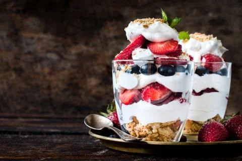 Dessert time Stock Photos