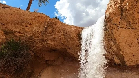 Dessert waterfall 1 Video stock 205734315