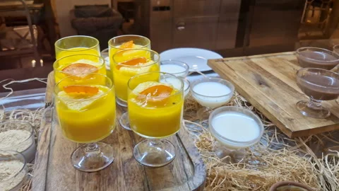 Desserts in the open buffet. Stock Footage 250514713