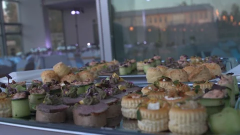 Desserts on a party 스톡 동영상 99007300