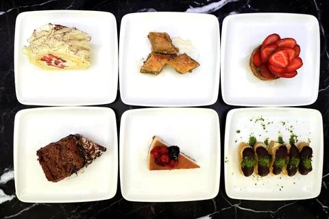 Desserts Foto stock