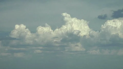 Destabilization - cloud formations Stock Footage 54744064