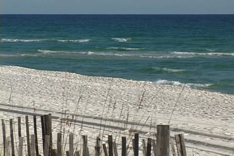 Destin Beach View Stock Footage 941230