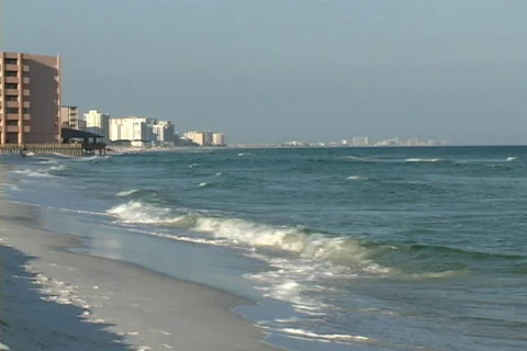 Destin Coastline Stock Footage 483452
