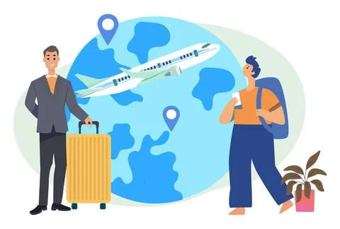 Destination Concept Illustration Stock Illustration