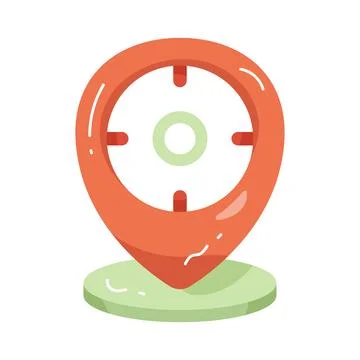 Destination pin Stock Illustration