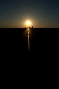 Destination: sunset Foto stock