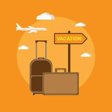 Destination - vacation Stock Illustration