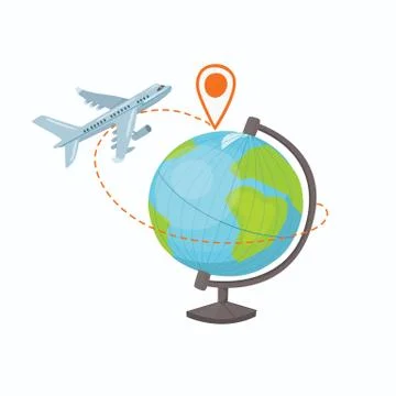 Destination vector concept Stock Illustration