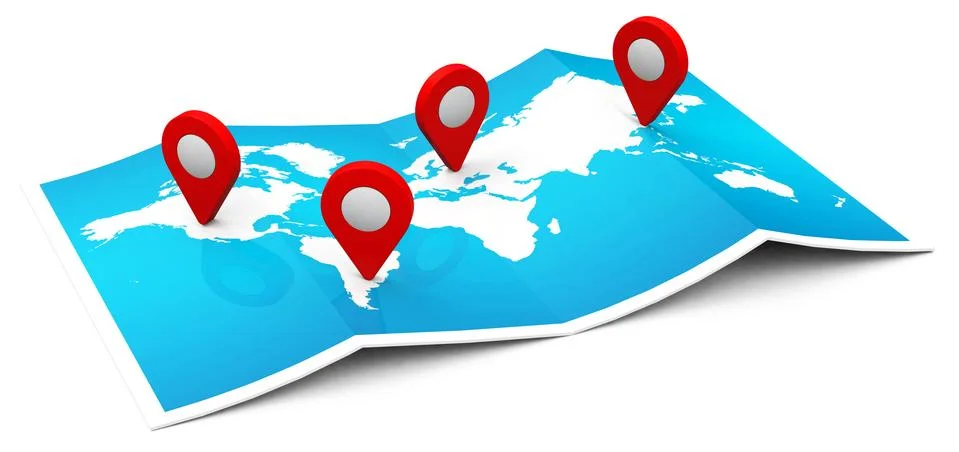 The destinations Stock Illustration