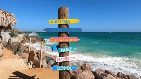 Destinations signs Stock Footage 272931263