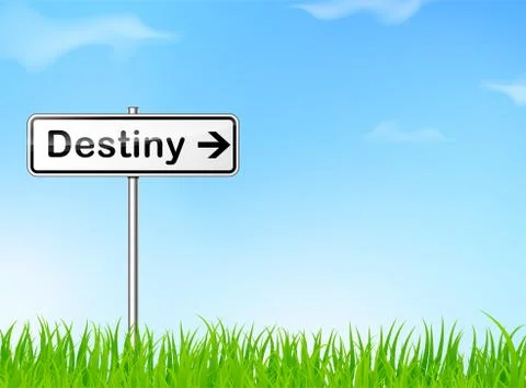 Destiny sign Stock Illustration