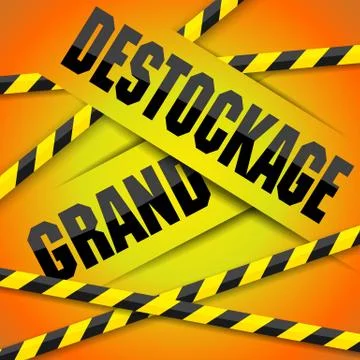 Destockage Stock-Illustration