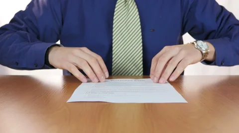 Destroy Business Plan Stock Footage 64059864