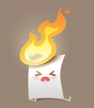 Destroy evidence. Stock Illustration