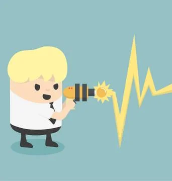 Destroy others idea Stock Illustration