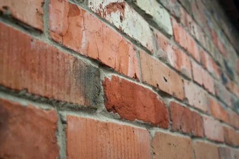 Destroyed brick wall Stock Photos