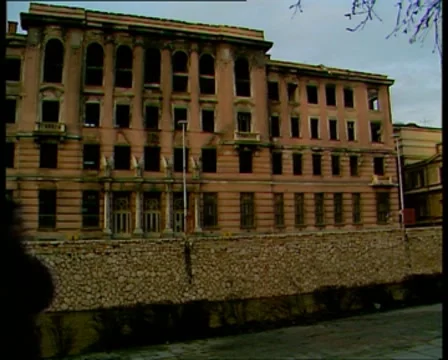 Destroyed building Видео 8764786