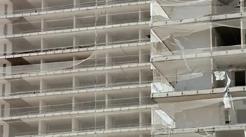 Destroyed building Stock Footage 12025909