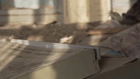 Destroyed building.Ruins. Stock Footage 73010104