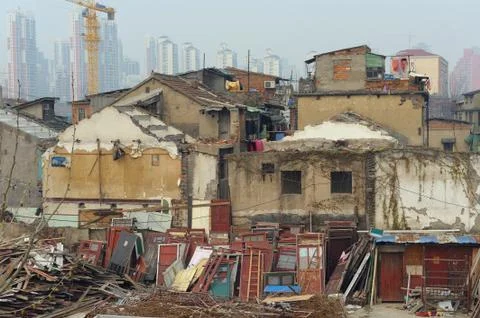 Destroyed buildings Stock Photos