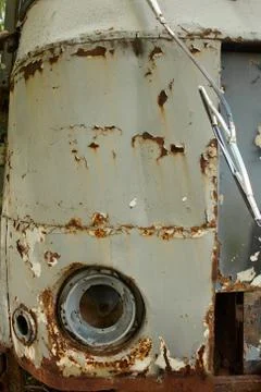 Destroyed bus Stock Photos