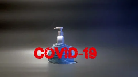 Destroyed covid 19 Video stock 144603047