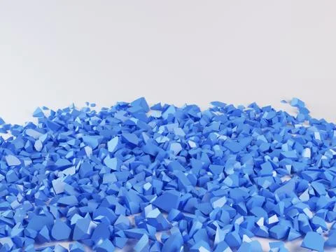 Destroyed geometry Stock Illustration