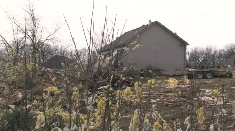 Destroyed Home 1 Stock Footage 279348