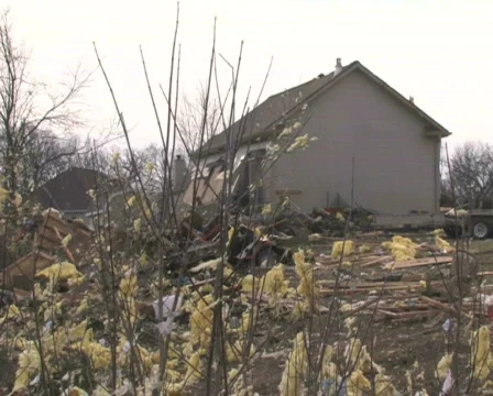 Destroyed Home 1 Stock Footage 283122
