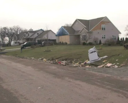 Destroyed Home 2 Video stock 283125